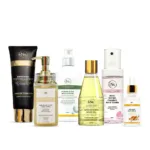 ensemble de produits cosmétiques pour soin du corps