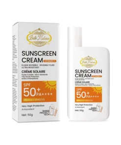 Découvrez la Crème Solaire Belle Nubian avec Vitamine C – SPF 50+, un fluide invisible ultra résistant qui offre une protection UVA/UVB exceptionnelle, présente une formule riche en antioxydants et résiste à l'eau et à la transpiration. Il est présenté dans un flacon pratique de 50 g.