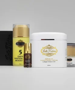 Produit de soin Belle Italina Miracle Glow 2 - Set Teint Clair présenté sur un fond gris uni.