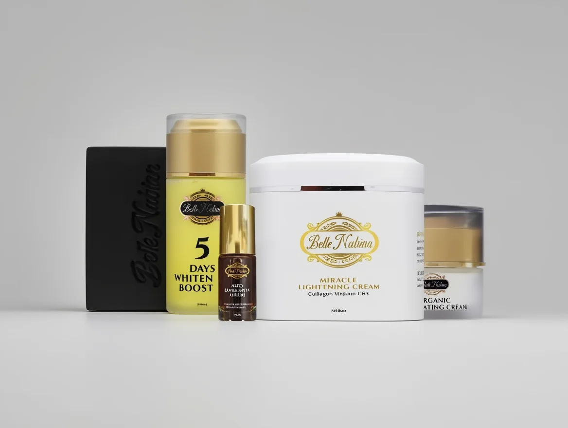 Produit de soin Belle Italina Miracle Glow 2 - Set Teint Clair présenté sur un fond gris uni.